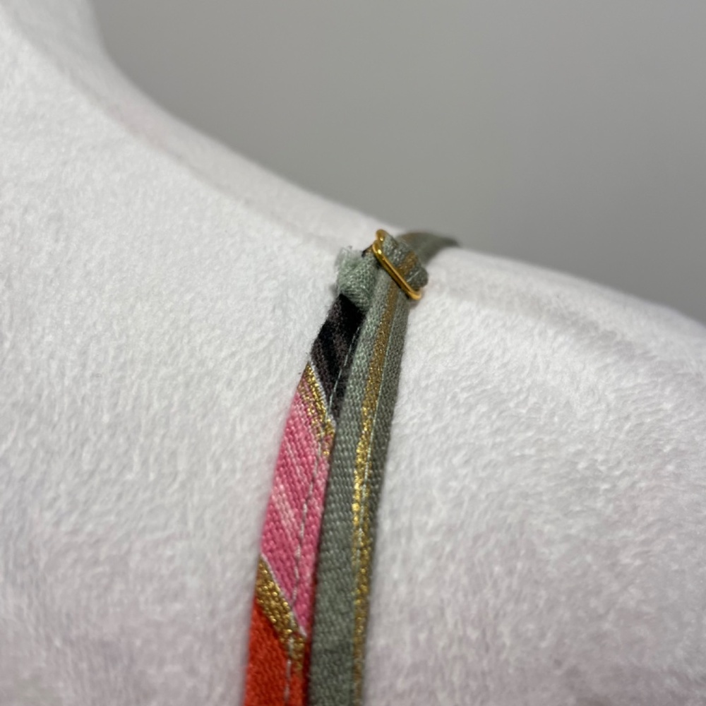 Nwt Jason Wu Abstract Print Linen Blend Faux Wrap… - image 8